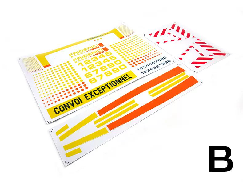 kaya 1/14 Tamiya 56375 56360 56362 FH16 Rc Tractor UV Sticker KUV004