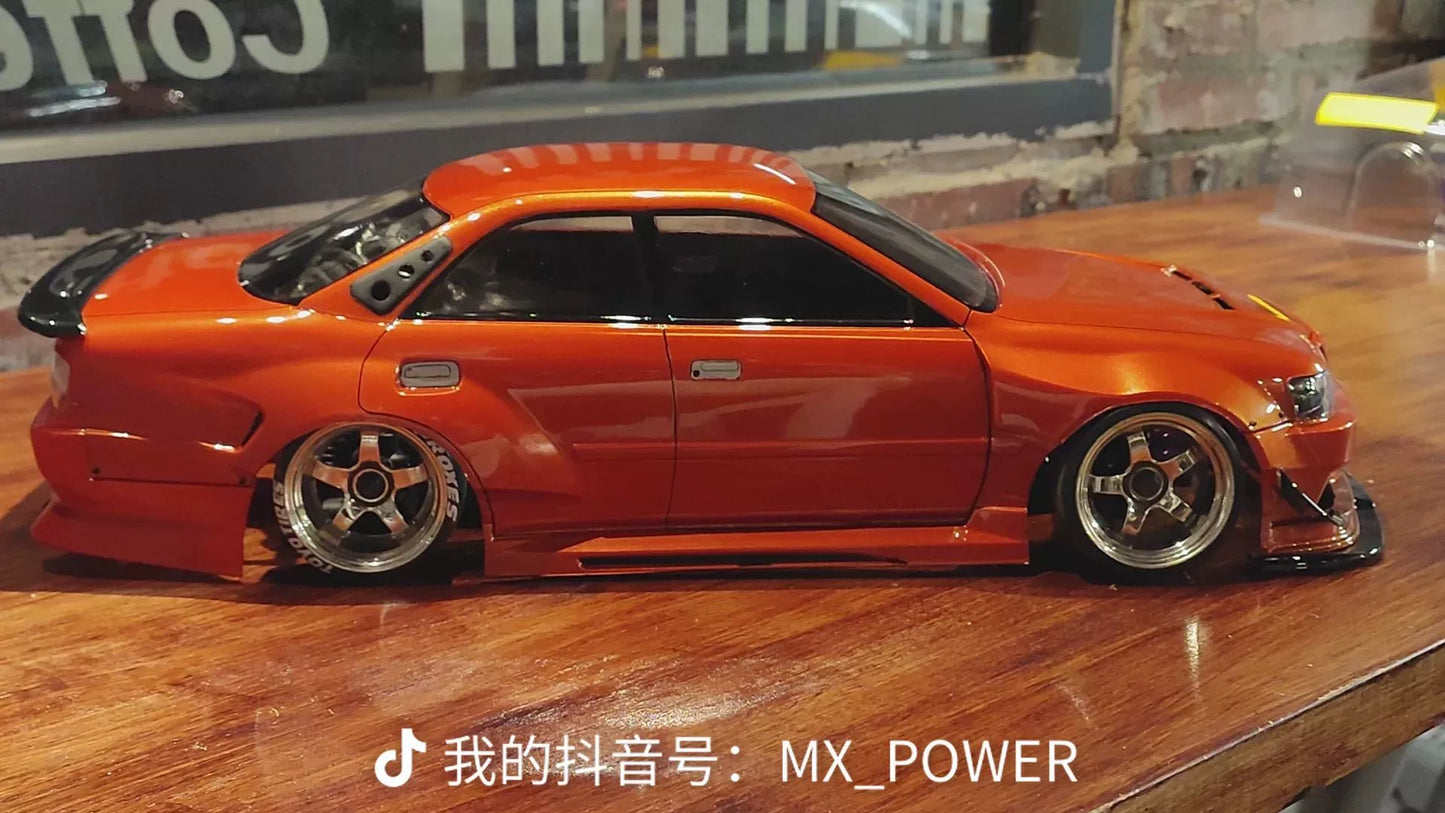 88Drift Kazama Jzx100 Chaser 1/10 Rc Drift Car Transparent Car Shell with Cover Paper