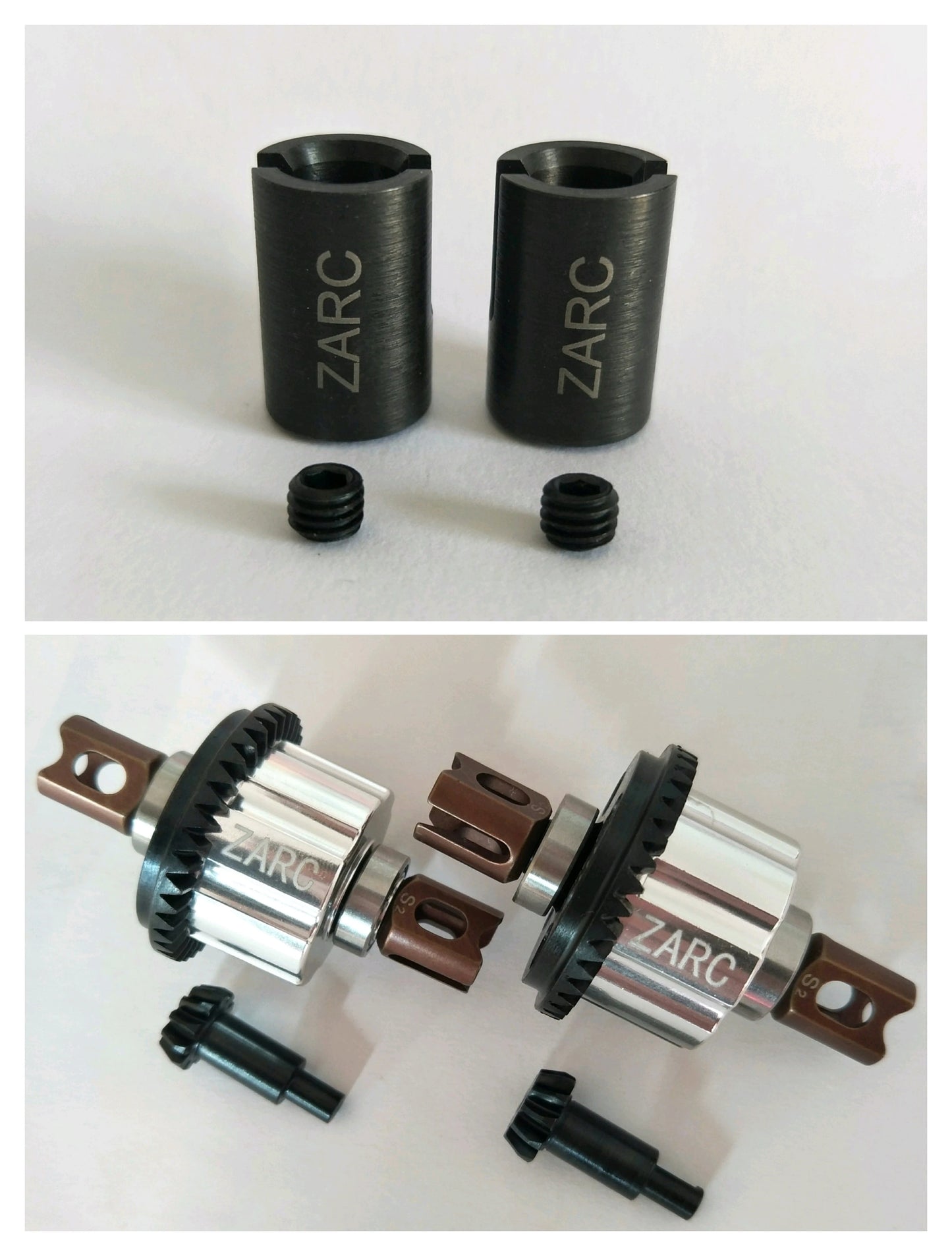 KM Traction Hobby E8087 Front and Rear Differential Assembly with Cup