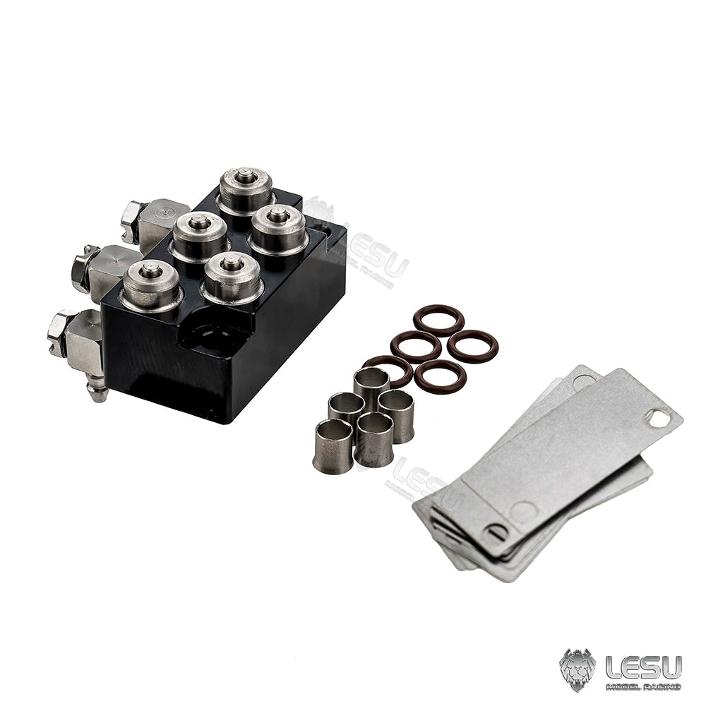 Lesu 1/14 AOUE LR960 Rc Hydraulic 5-way Oil Nozzle Quick Change Coupler Y-1560 Y-1560-A Y-1560-B