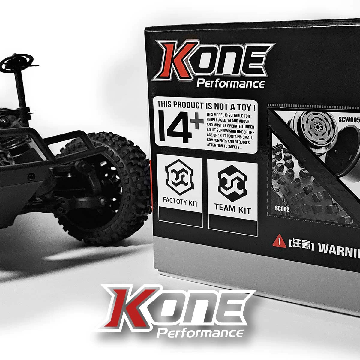 KKPIT KONE SP 1/10 4wd Rc Car Kit Arr RTR