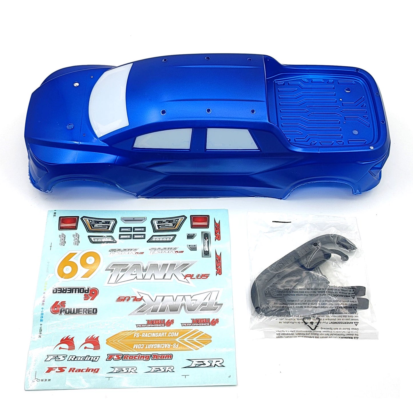 1/8 FSR Tank Cheetah RC CAR Shell Wheelbase 360mm