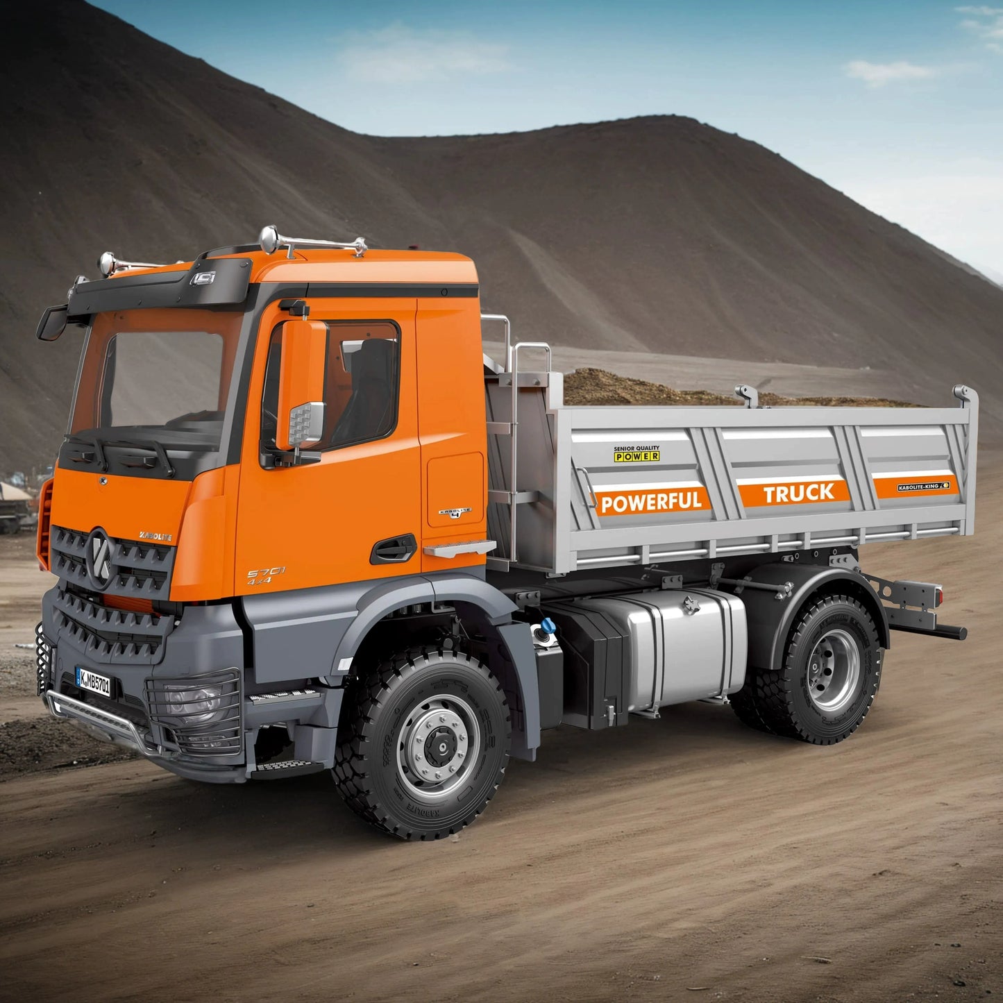 KABOLITE K5701 1/14 4X4 Screw Dump Truck RTR