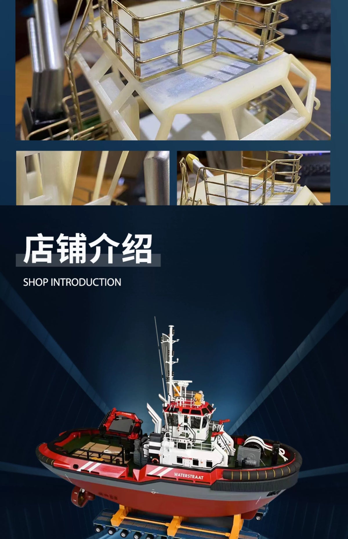 1/48 Damen 2810 RC Tug Boat Kit