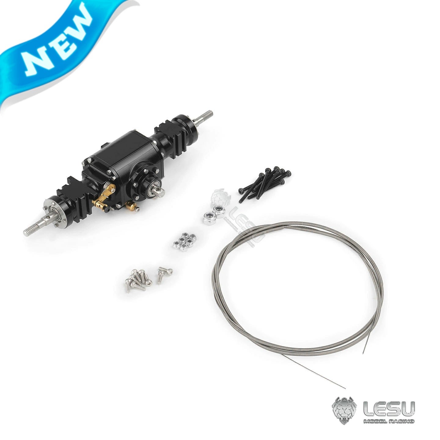 1/14 WA100M-8 Loader with Differential Lock Front Axle Rear Axle RD-2039 Gear Ratio 1:3 RC Axle Model