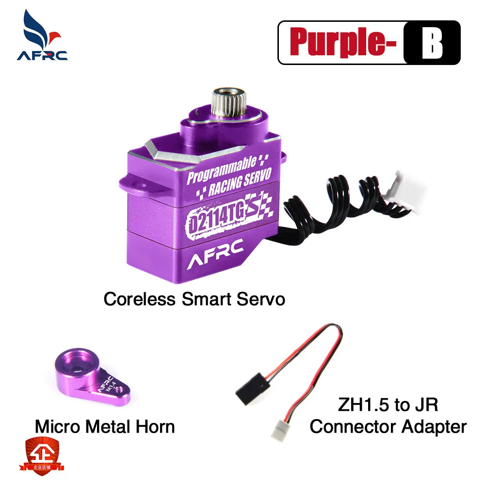 AFRC-D2114TG-S Miniature All-Metal Programmable Servo for 1/24 MINI Z Rc Drift Car