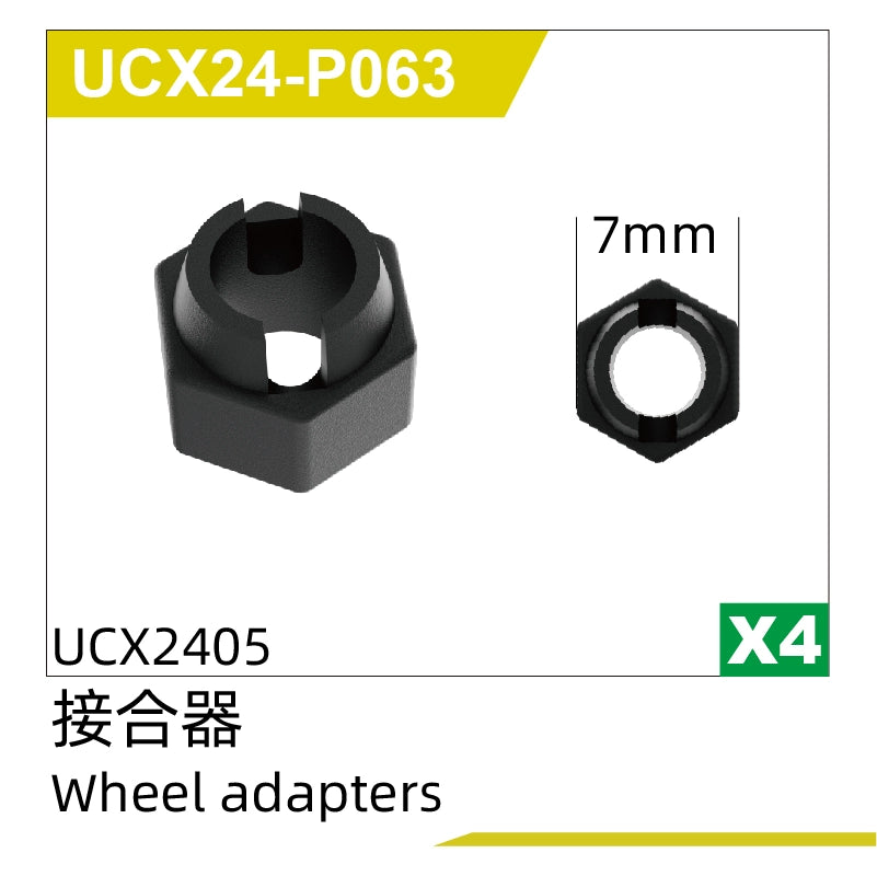 UDIRC UCX 2405 Snow Leopard 1/24 Rc Car Metal Op Parts