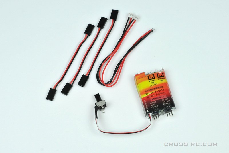 CROSS 1/10 Simulation RC Truck Engine Sound Group Sound System CS-97400067