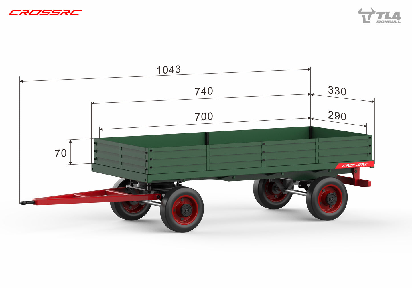 CROSSRC RC CAR T009 Trailer