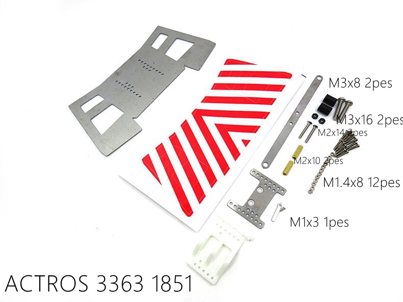 1/14 Tamiya ACTROS 1851 3363 AROCS 3348 Rc Tractor Front Bumper Tow Hook