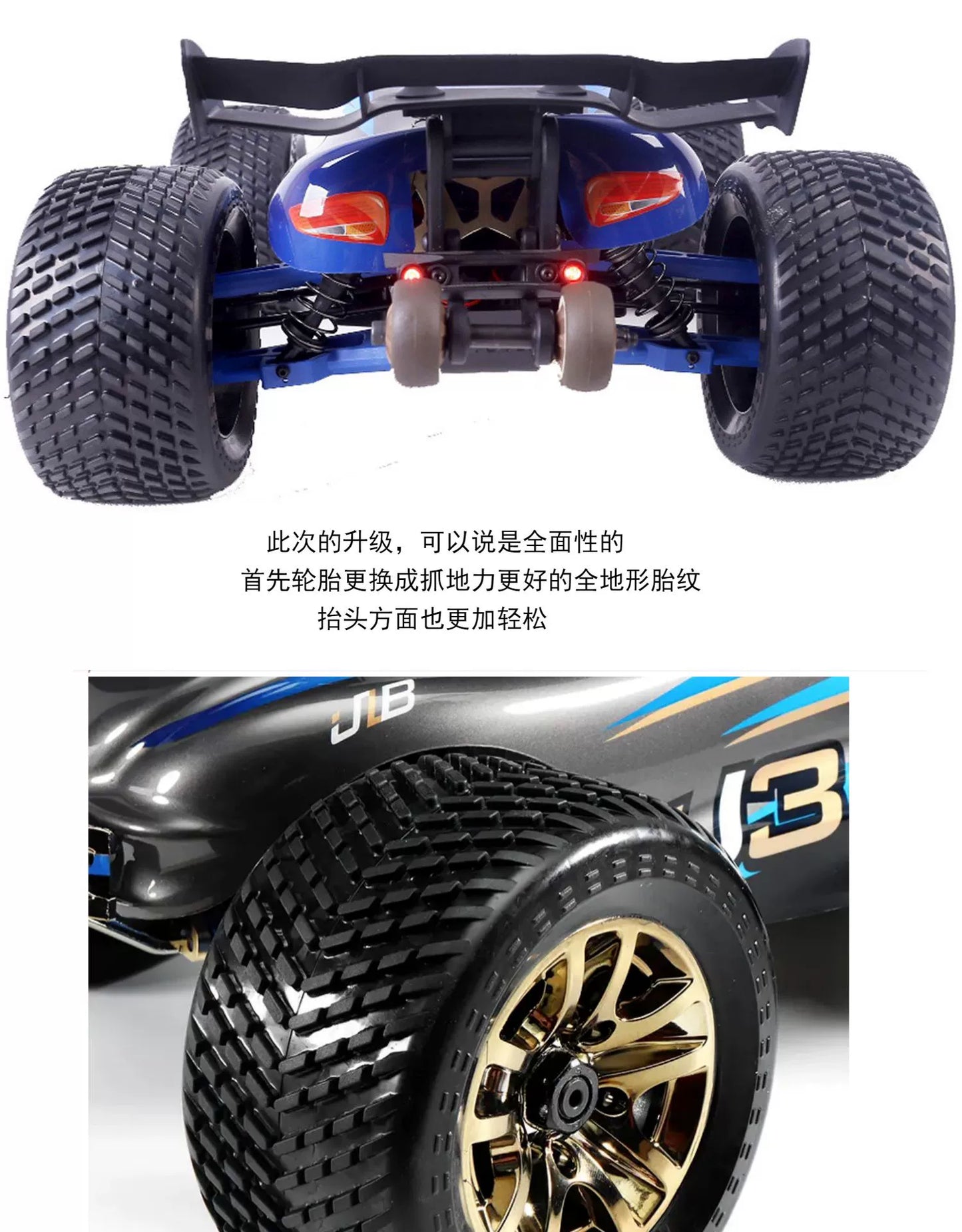 JLB RACING J3Speed Brushless 4WD RC CAR RTR