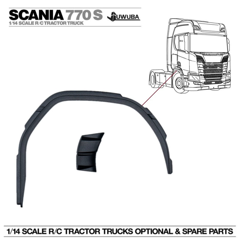 1/14 Tamiya Scania Rc Tractor 770S 56368 Wheel Eyebrow CBB-H30