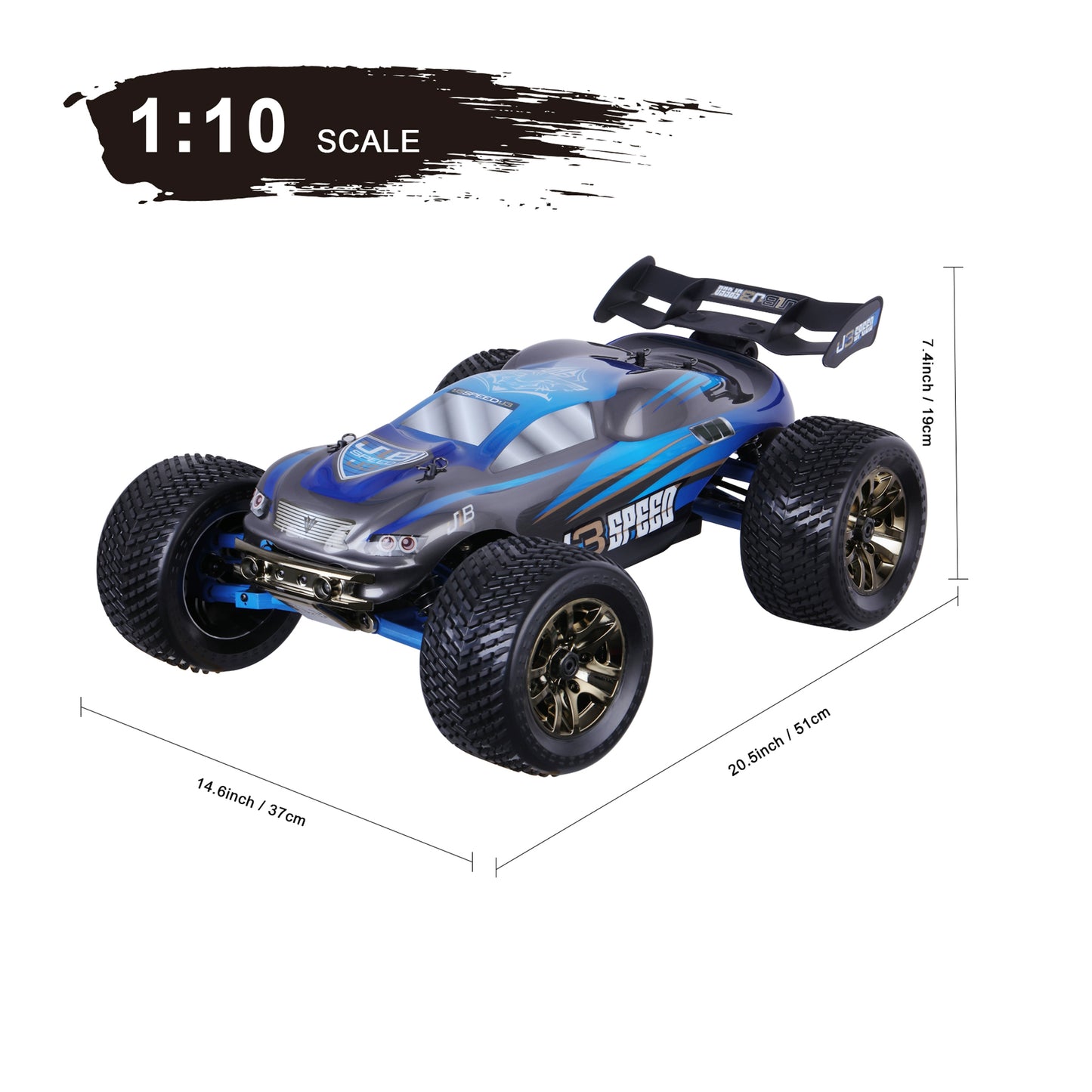 JLB RACING J3Speed Brushless 4WD RC CAR RTR