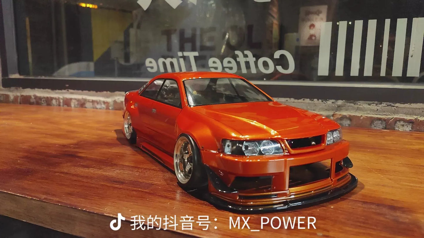 88Drift Kazama Jzx100 Chaser 1/10 Rc Drift Car Transparent Car Shell with Cover Paper
