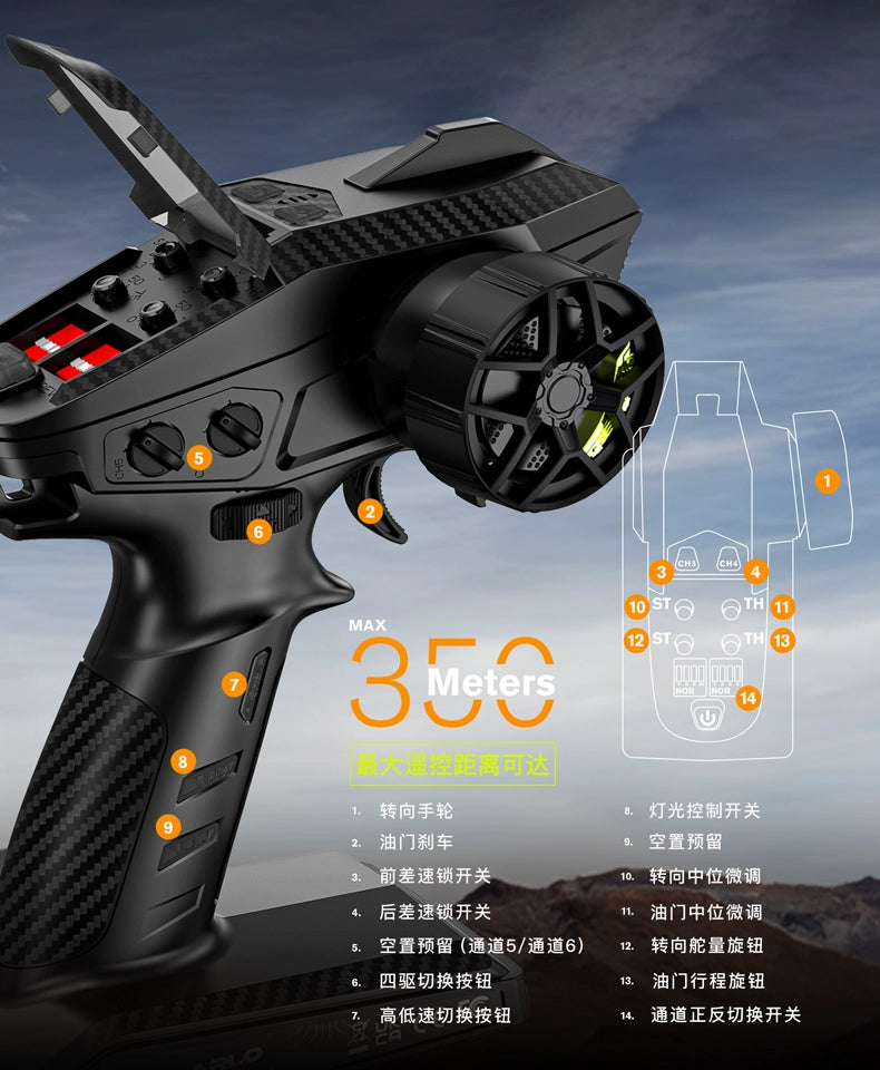 RLAARLO TK07 1/7 RC CAR RTR
