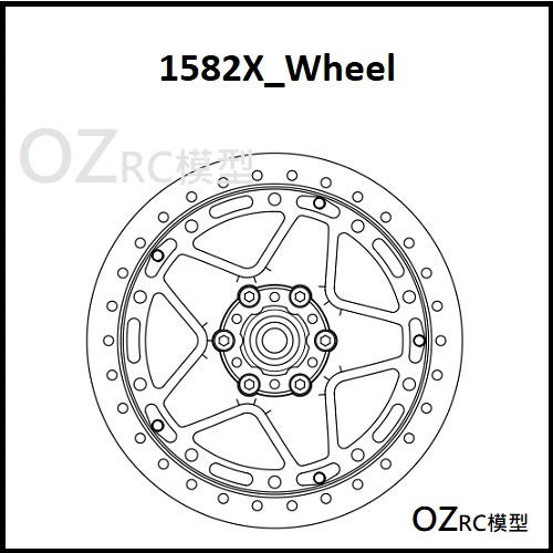 CAPO CD1582X QUEEN Rc Car Wheel Tires Differential Control Service Parts