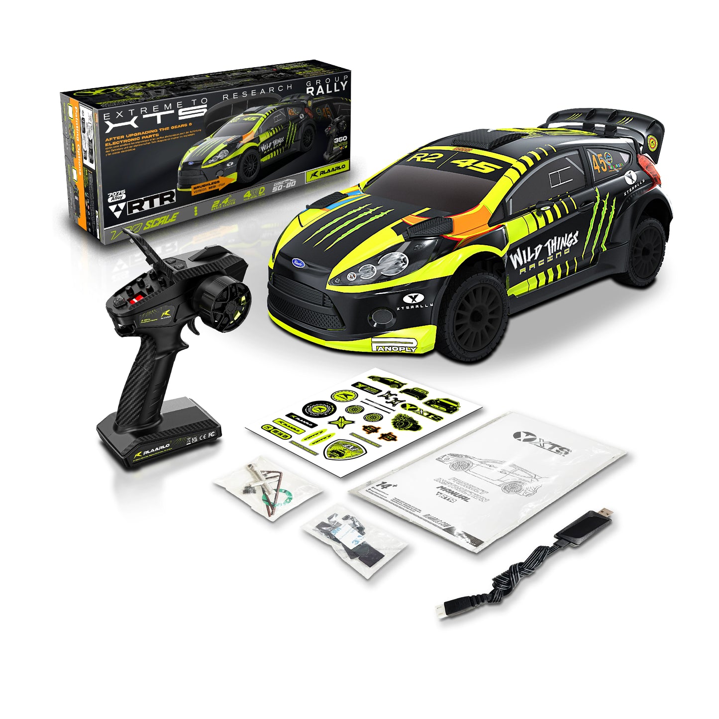 RLAARLO XTS F10 1/10 RC 4wd Rally Car RTR