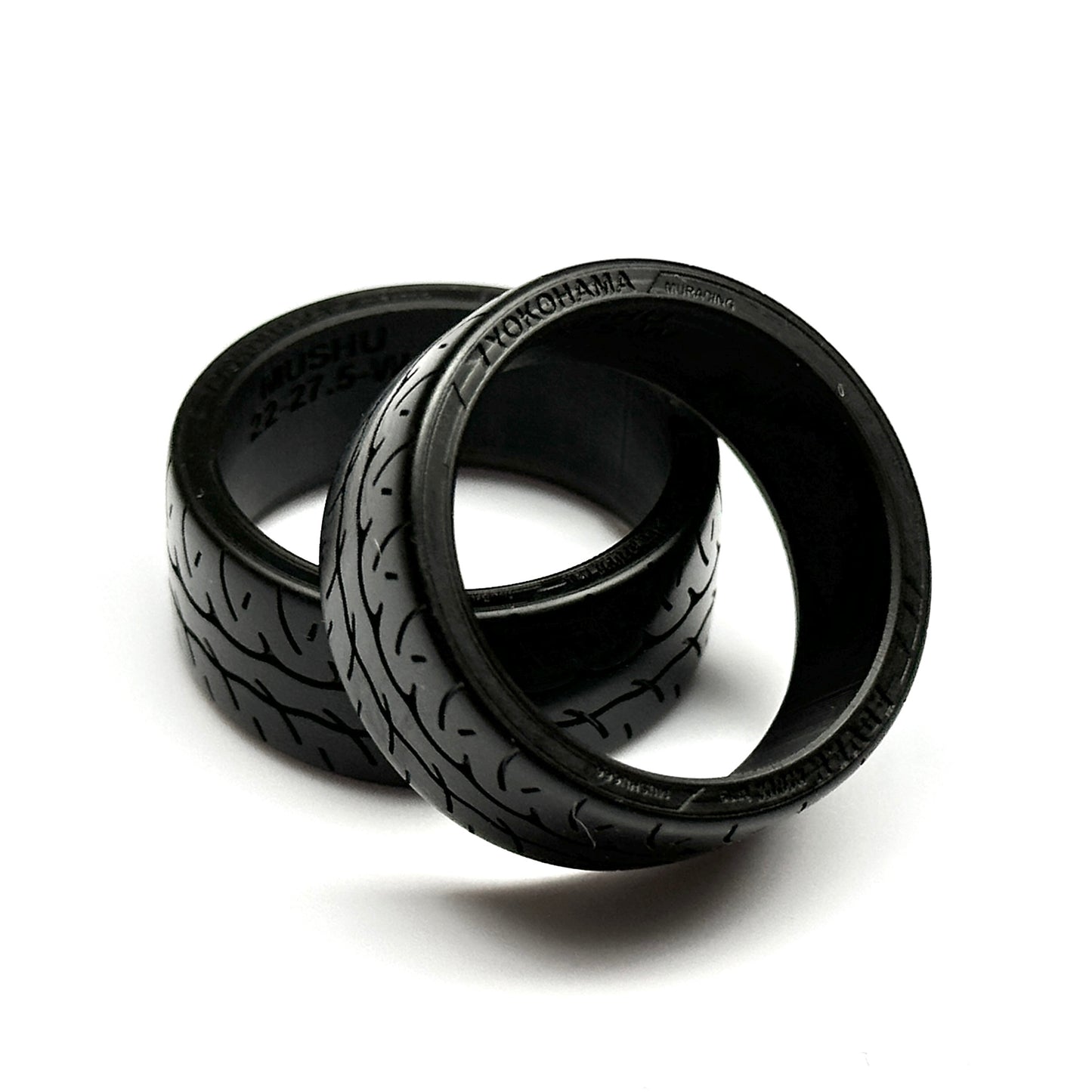 2Pcs 20mm22mm AD09 drift hard tire for 1/24 rc drift car