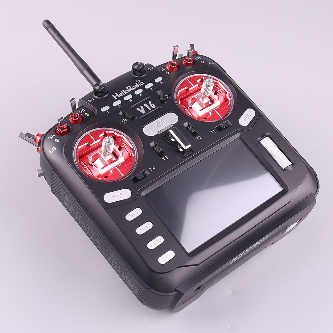 HelloRadio V16MAX Remote Control Transmitter CNC Metal Hall Rocker Assembly Radiomaster TX16S