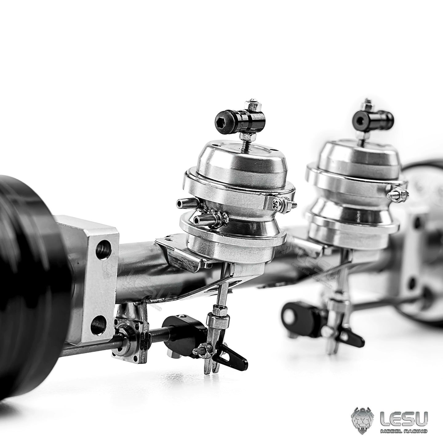 LESU 1/14 TAMIYA RC TRACTOR Unpowered Two-wheel Axle with Brake Function Q-9072-A