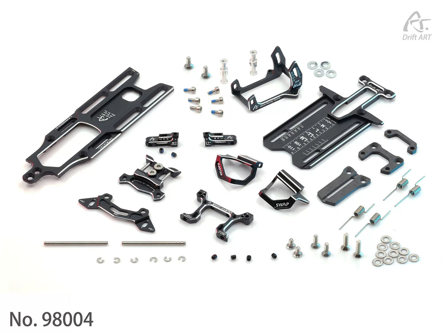 DRIFTART 99140/99140 + 98205 1/24 Rwd Rc Drift Car Frame Pre-assembled Version