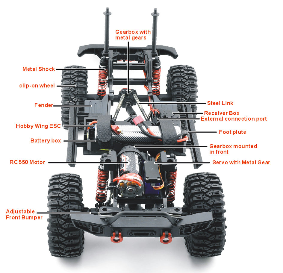 RGT 1/10 FJ EX86120 RC car RTR