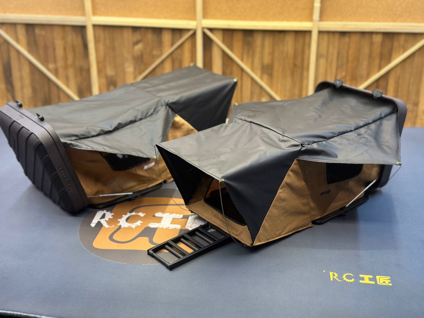 1/10 trx4 scx10 rc car roof tent model 158x143mm