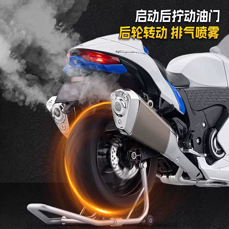 1/6 Suzuki Hayabusa Motorcycle Alloy Static Model 1300