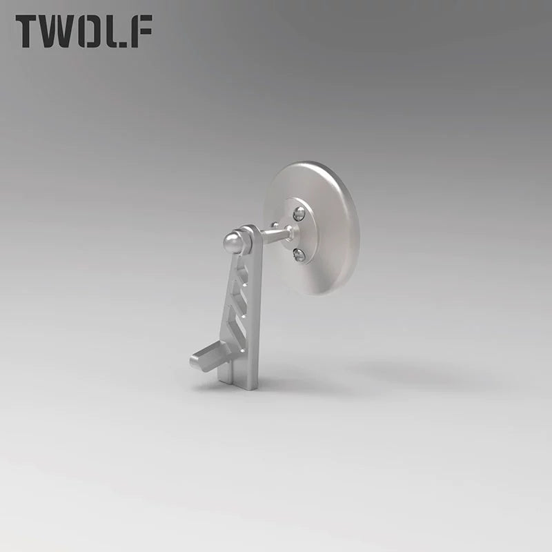 TWOLF M715 1/8 Rc Pickup, Metal Adjustable Rearview Mirror 1pair