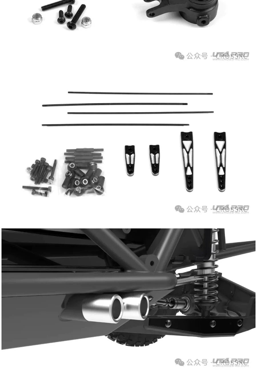 CROSSRC 1/7 UT4 Pro Tiger Shark Rc Car RTR