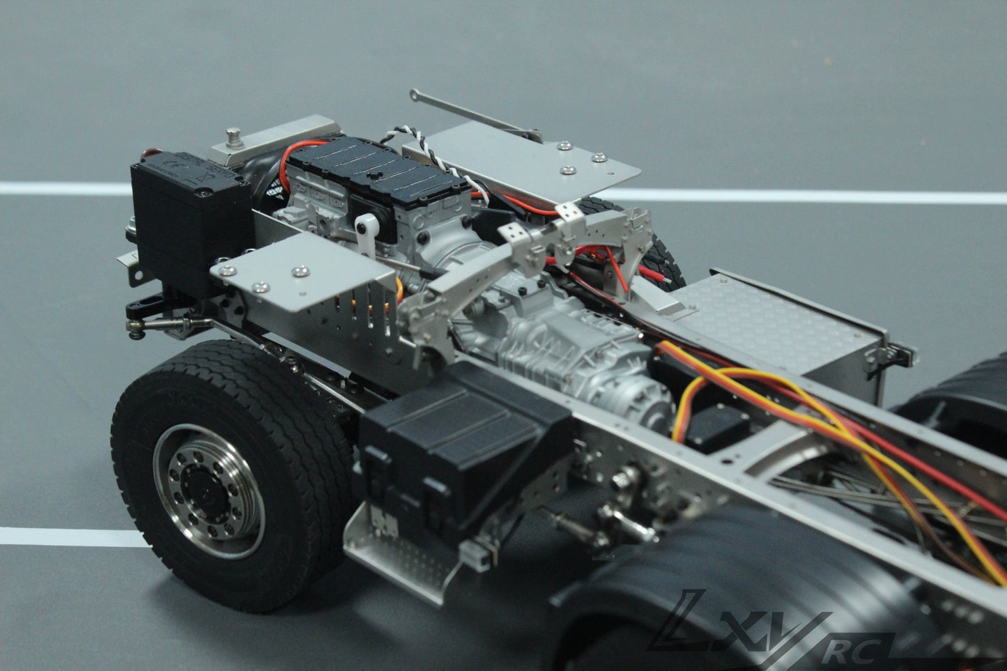 Lxy Tamiya 1/14 RC SCANIA 770S 10X10 Metal Chassis Assembly