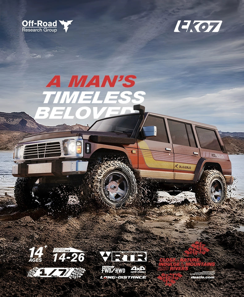 RLAARLO TK07 1/7 RC CAR RTR