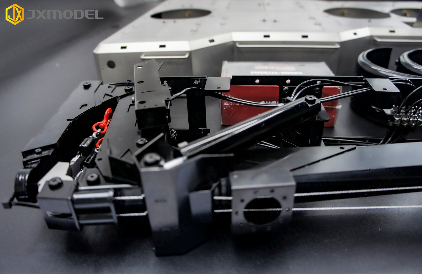 JXmodel Hydraulic Obstacle Clearance Rescue Vehicle Kit 2.0 for 1/14 Tamiy 8x4 Rc Tractor