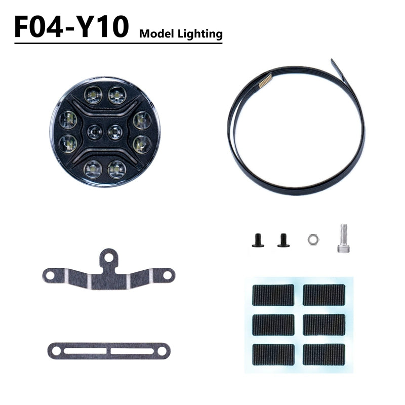 JUWUBA F04-Y10 1/14 Rc Tractor TAMIYA 770S Spotlight DC5V