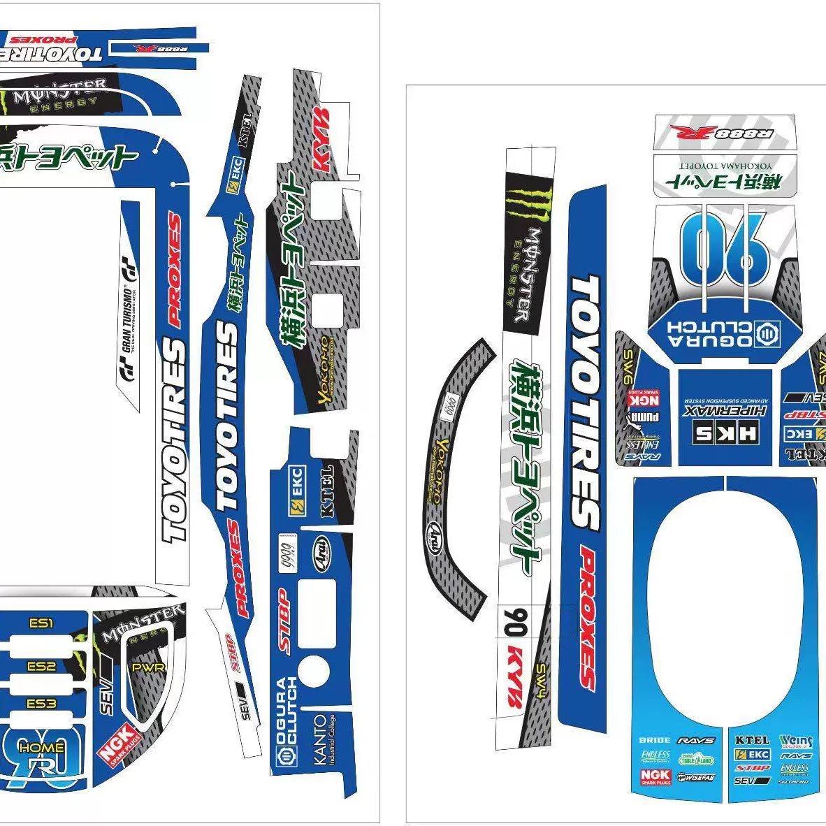 Futaba 10PXR Remote Control f Transmitter Sticker