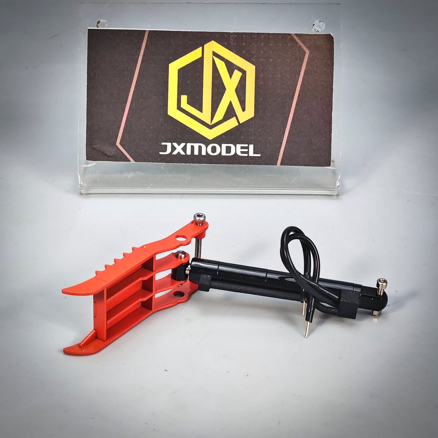 JXModel JX-E20 miniature hydraulic remote control excavator op bucket tool