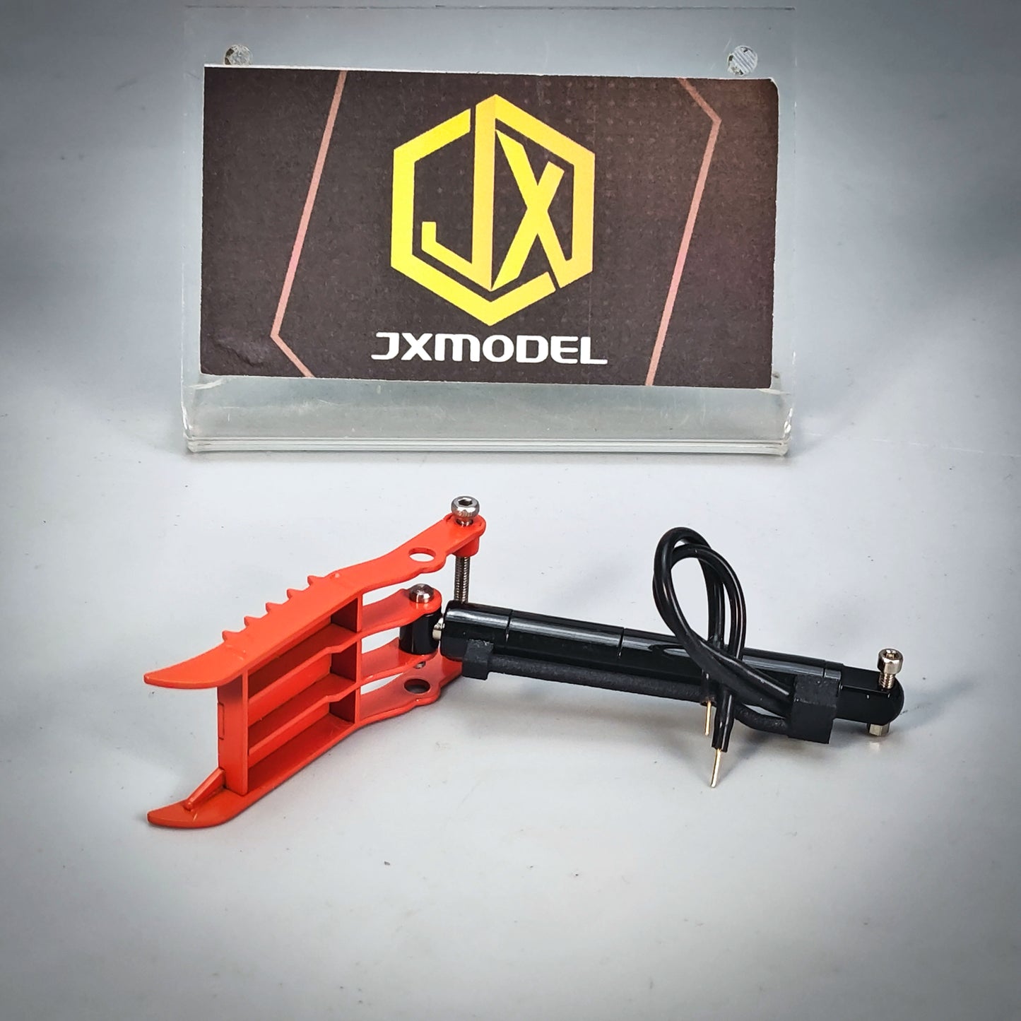 JXModel JX-E20 miniature hydraulic remote control excavator op bucket tool