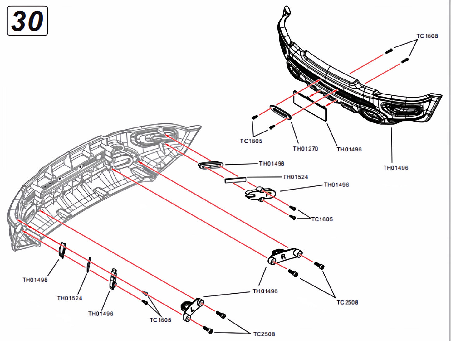 Traction Hobby KM RAM 1500 1/8 4wd Rc Car TH01496
