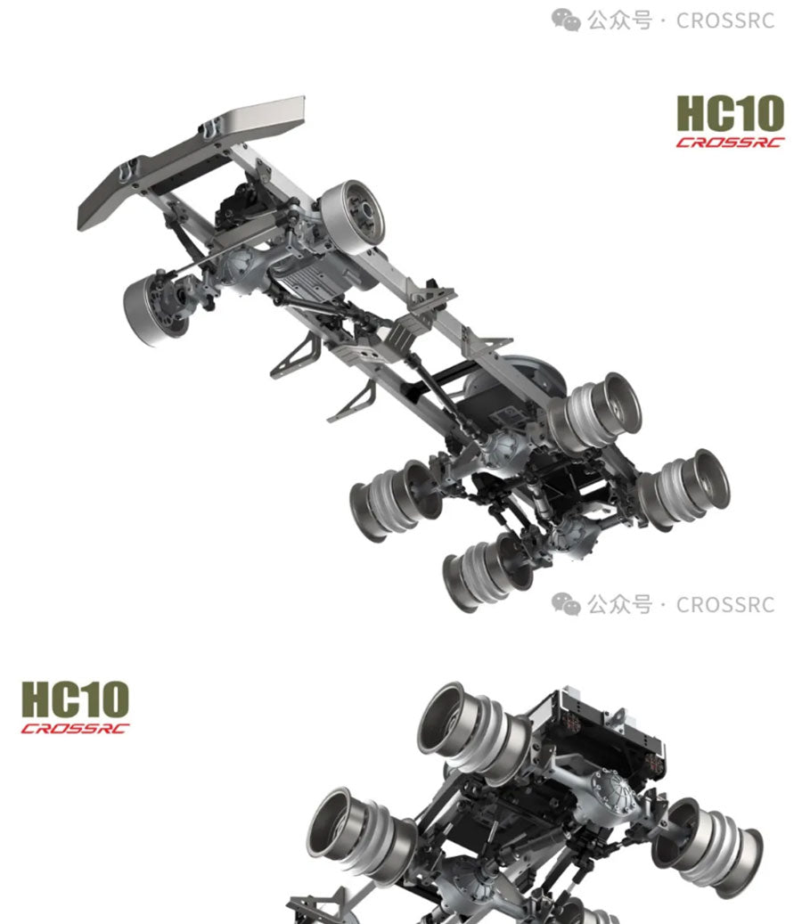 CROSSRC HC10 1/12 6x6 Cross RC Military Truck Kit