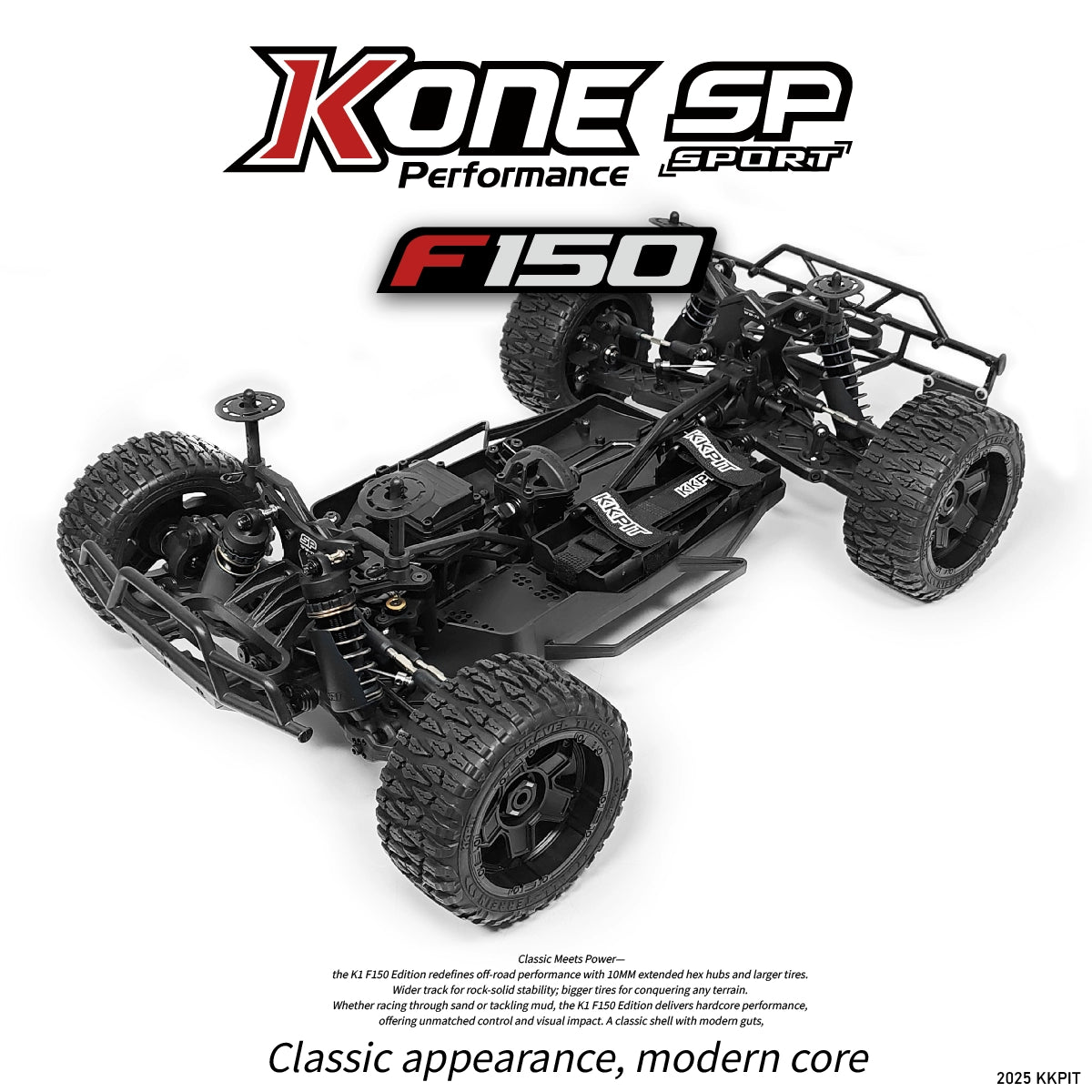 1/10 KKPIT KONE-M SP F150 Rc Pickup CS040 Transparent Frame ARR