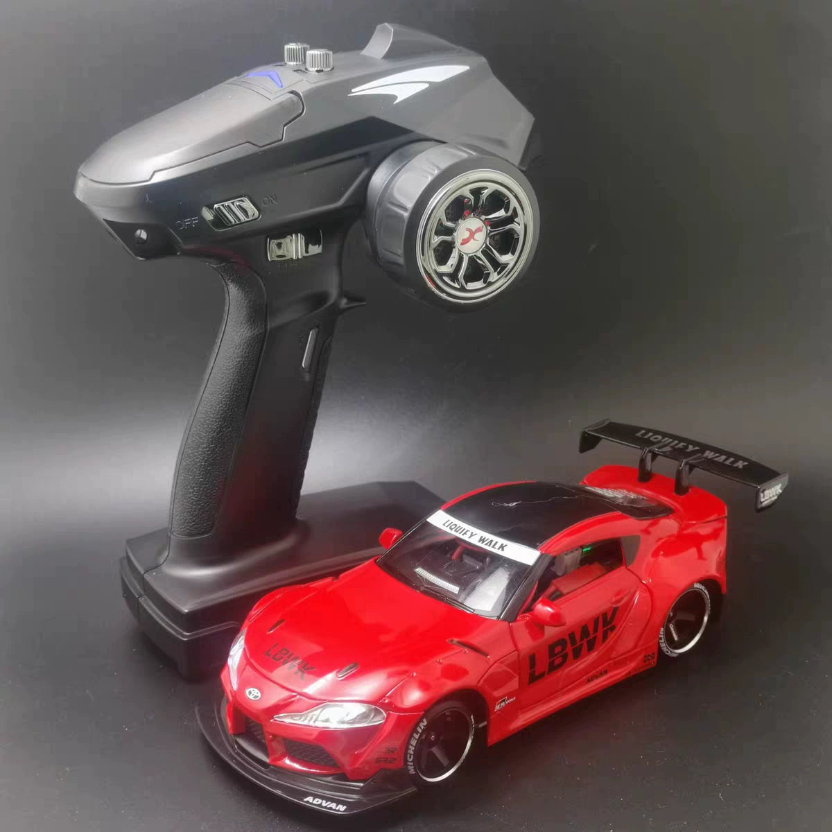 1/24 MINI D GTR Rwd Brushless Motor with Gyroscope Rc Drift Car RTR