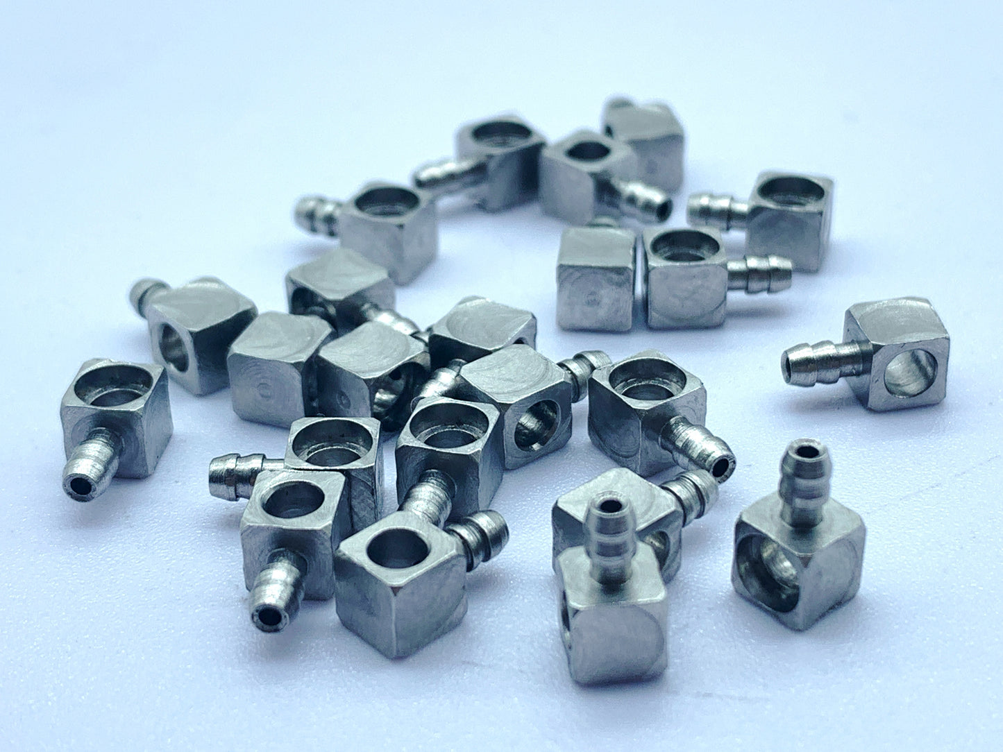 100Pcs M3 Bending Nozzle for1/14 RC Hydraulic Excavator Modification