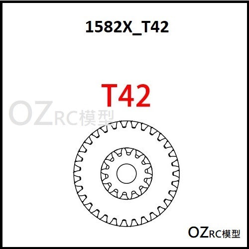 CAPO CD1582X QUEEN Rc Car Gearbox Parts