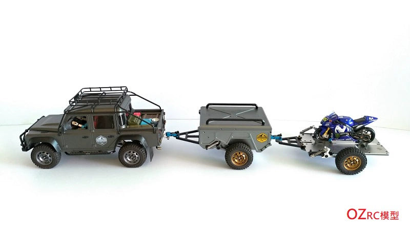 CAPO CUB1 CUB2 1/18 CapoTrailer-B Metal Trailer