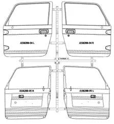 CAPO SIXER1 Jimny Samurai 1/6 Rc Car Shell Repair Parts CD15828