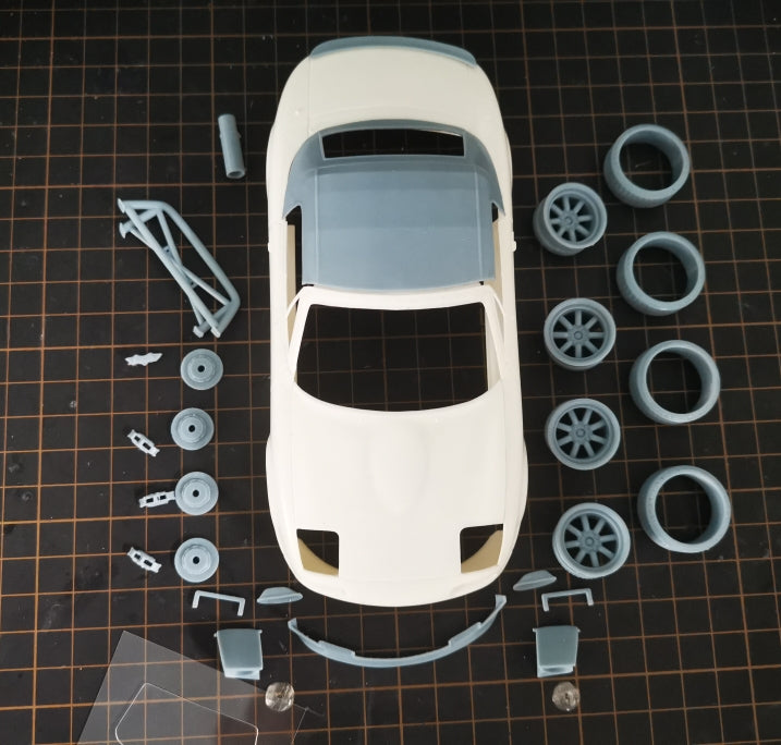 1/24 MX5 NA Miata soft top styling 3d print op parts for tamiya
