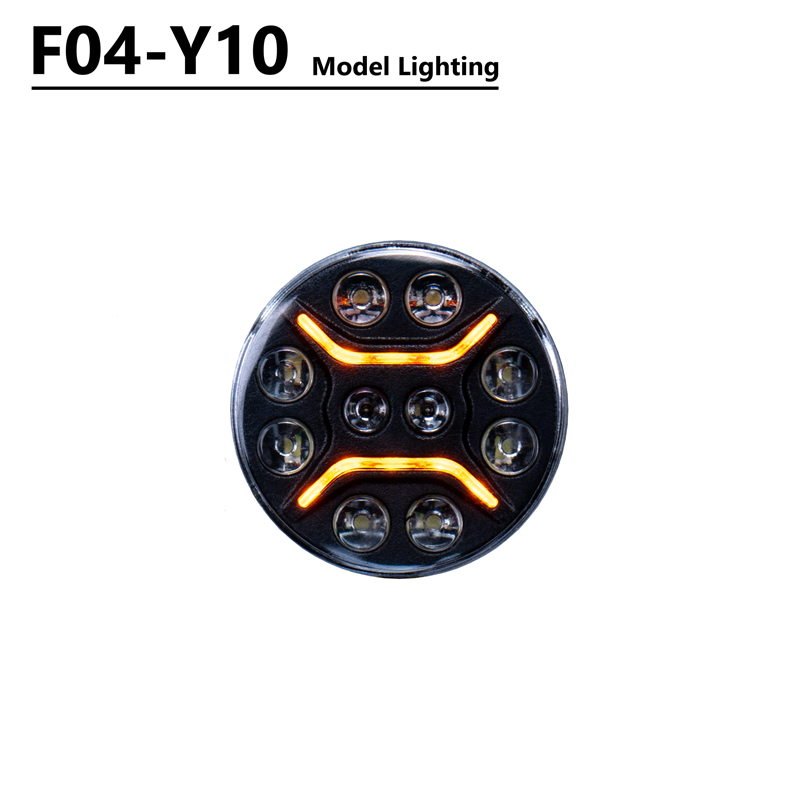 JUWUBA F04-Y10 1/14 Rc Tractor TAMIYA 770S Spotlight DC5V