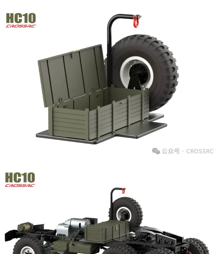 CROSSRC HC10 1/12 6x6 Cross RC Military Truck Kit