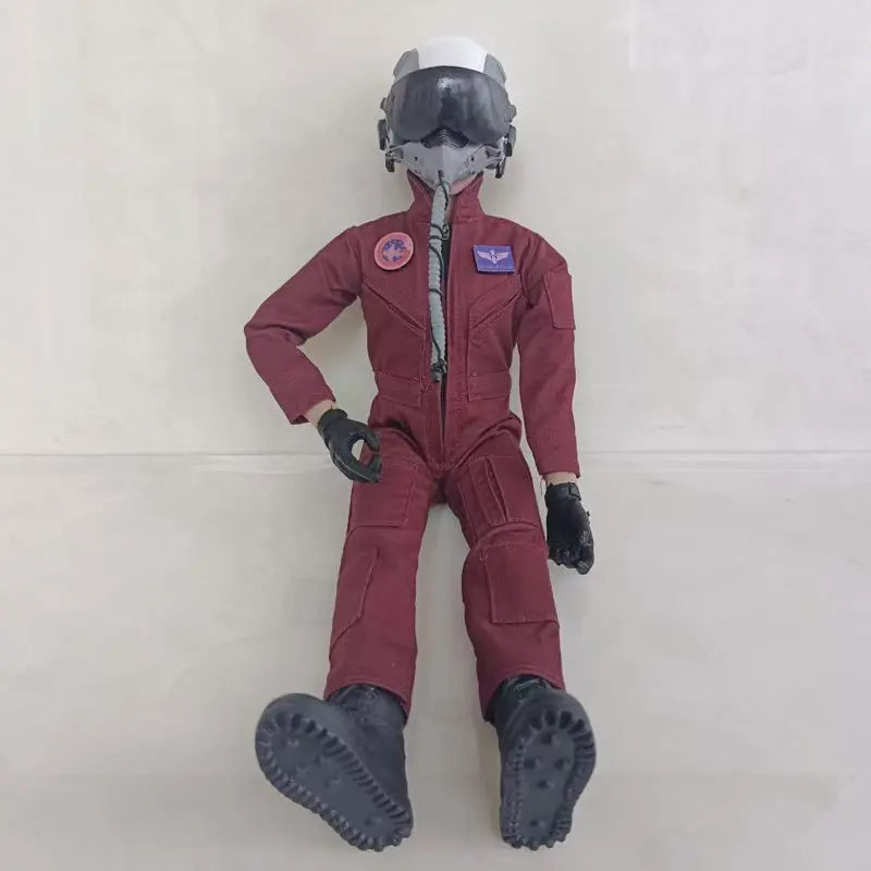 1/6 Fullbody Jet Pilots with Helmet for RC Airplane Pilot Figure Model