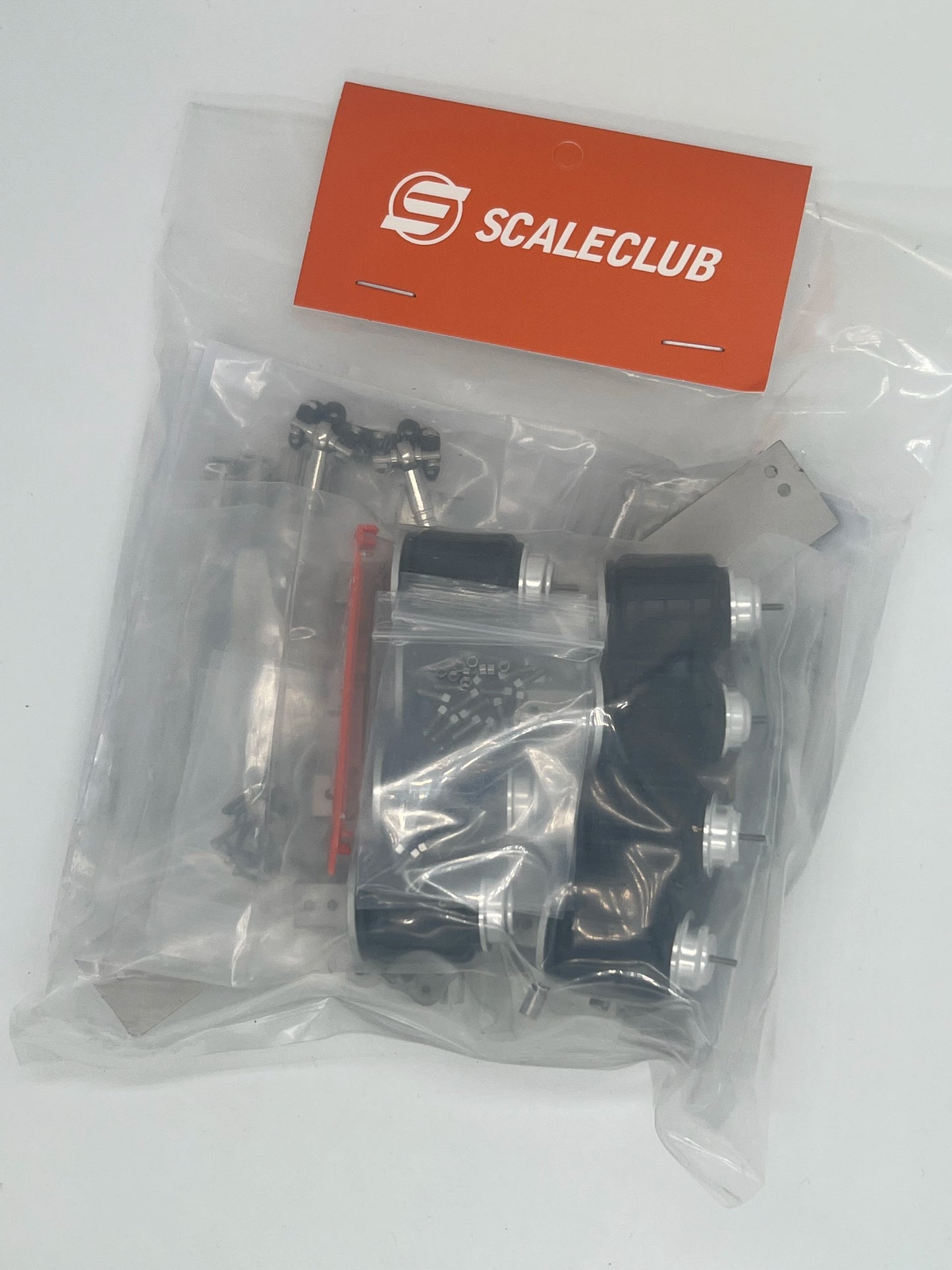 SCALECLUB 1/14 Single Holder 8 Air Bag Tandem Suspension System for Tamiya Scania Man Volvo Rc Tractor